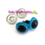 Overview of Toy Eyes Crystal - 18mm Blue
