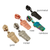 Sip & Zip 4pc #5 Zipper Pulls