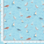 Seas the Day in Aqua  - Wanderlust Yardage