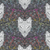 Wolf of Pink Street in Carbon - Gray Works Yardage
