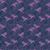 Humming Bird in Navy - Indelible Ink Yardage