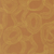 Close up of fabric which has colorful abstract yellow lines flowing in a circular pattern on a warm toned orange background