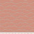 12inch by 12inch of fabric with skulls draped across on a muted coral colored background
