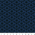 12inch by 12inch of fabric with dark navy coneflowers on a lighter navy background