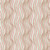 Close up of fabric with a red and green decorative striped pattern on a white background