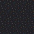 Close up of fabric with a rainbow polka dot pattern on a black background
