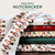 5 bolts of fabric with nutcrackers, bows, stripes, and holiday phrases