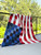 God Bless America Quilt depicting USA Flag