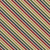 Close up of fabric with red, green, yellow, and black diagonal stripes
