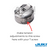 Juki metal bobbin case for Juki DDL9000 machines with arrow pointing to the adjustment screw, showing where to use a T-screw driver to change bobbin tension