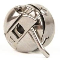 Close up of the included bobbin case.