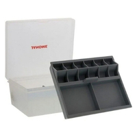 Image of the accessory box exterior and interior