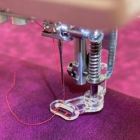 Close-up of the Darning Foot PD H, closed-toe version