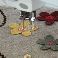 Close-up of the Darning Foot PD H in action