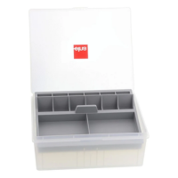 Image of the accessory box exterior and interior