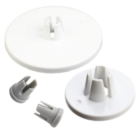 Image of small, medium, and large spool caps