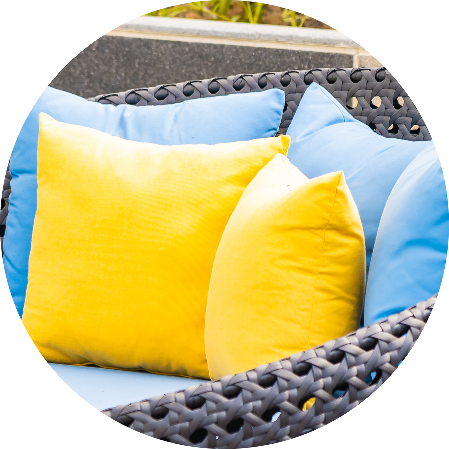 Outdoor cushions and furniture fabric