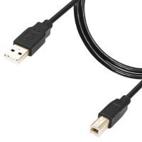 Close up of usb cable ends