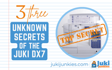 3 Unknown Secrets of the Juki HZL-DX7! - Juki Junkies