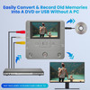 Clariviews VHS to DVD Recorder, TV to USB Device or SD Card or HDD Recorder, Smart Phone WiFi to DVD/USB/SD/HDD Copy, WiFi APP Media Recorder