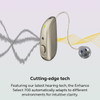  Jabra Enhance Select 700 OTC Hearing Aids – Bluetooth LE Audio, Sand 