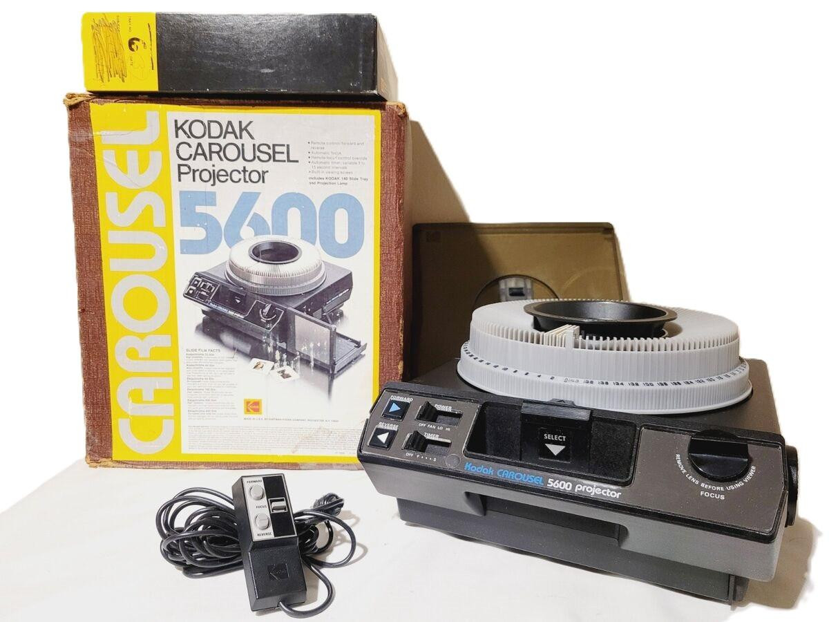 Kodak Carousel 5400 Slide Projector (35mm, Autofocus, Quiet