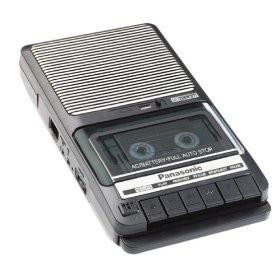 Panasonic RQ2102 Shoe Box Cassette Recorder (Built-in Microphone