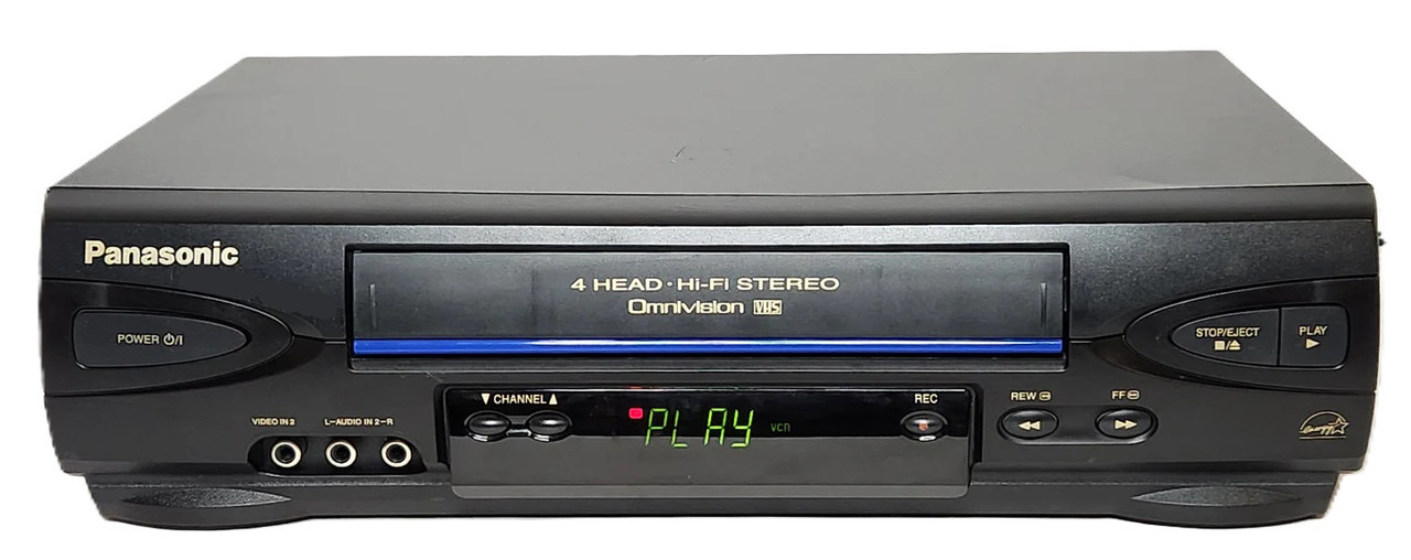 Panasonic PV-V4522 4-Head Hi-Fi Stereo VCR – Front A/V