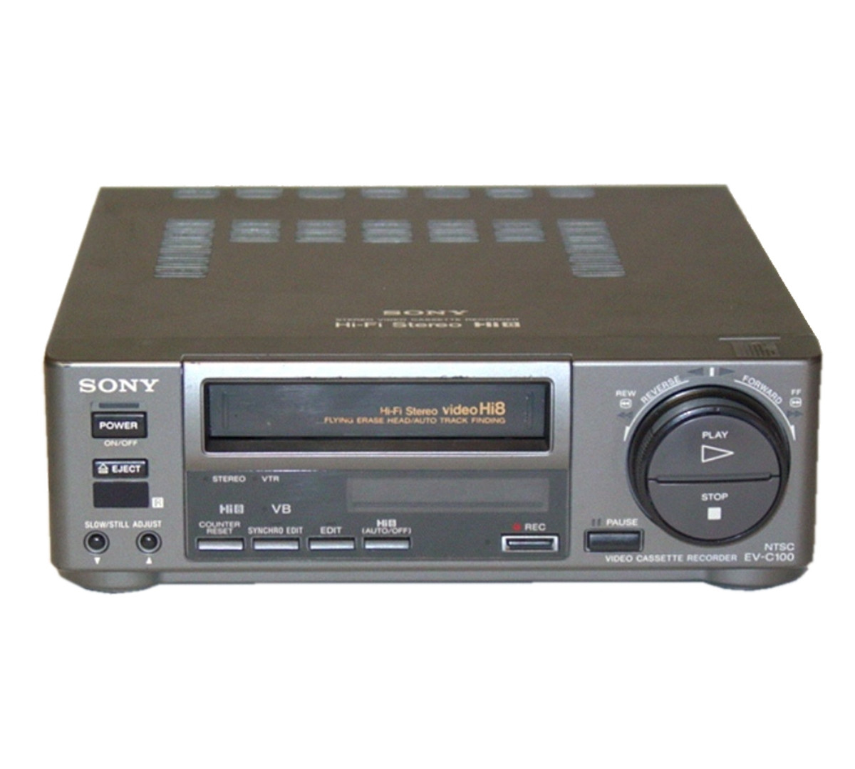 Sony EV-C100 Hi8 / Video8 VCR Player – 8mm Cassette Deck for