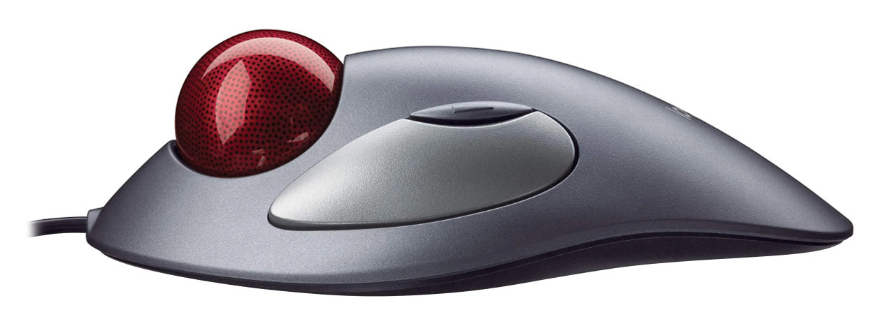 Logitech Trackman Marble Mouse (T‑BC21) – Ergonomic USB Trackball