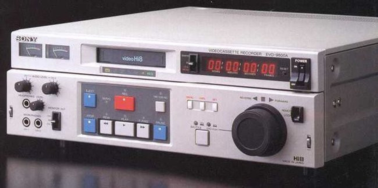Sony EVO-9800A Hi8 Videocassette Recorder (Broadcast-Grade