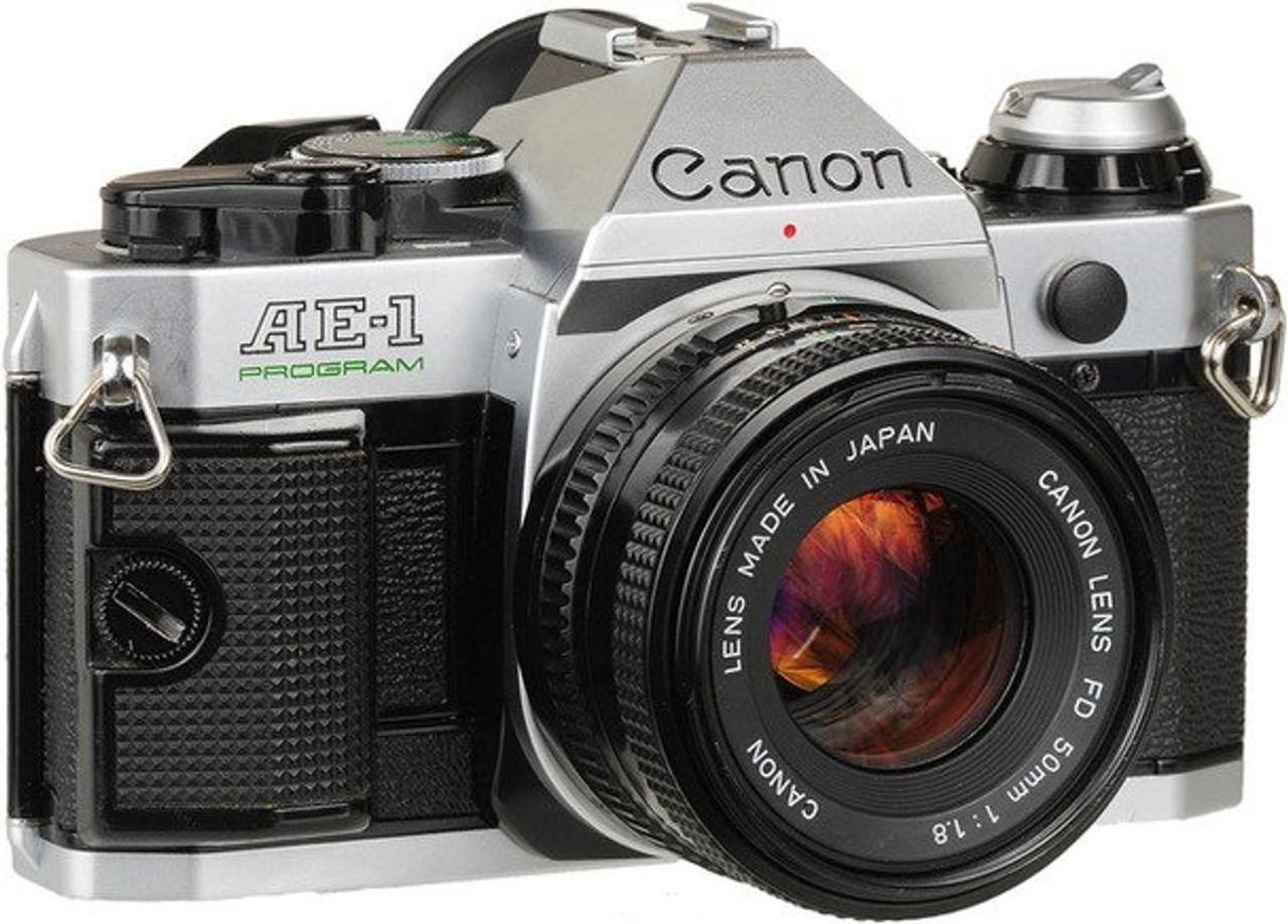 Canon Ae 1 Program 35mm Film Slr Manual Focus Camera W Fd 50mm Lens