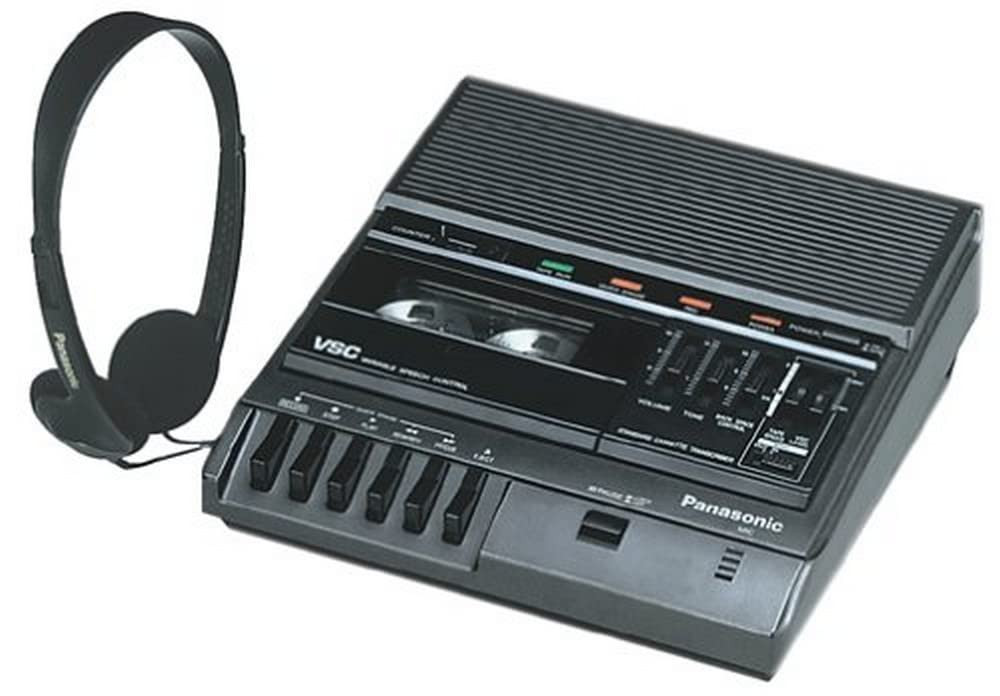 Panasonic RR-830 Standard Cassette Transcriber – Foot Pedal