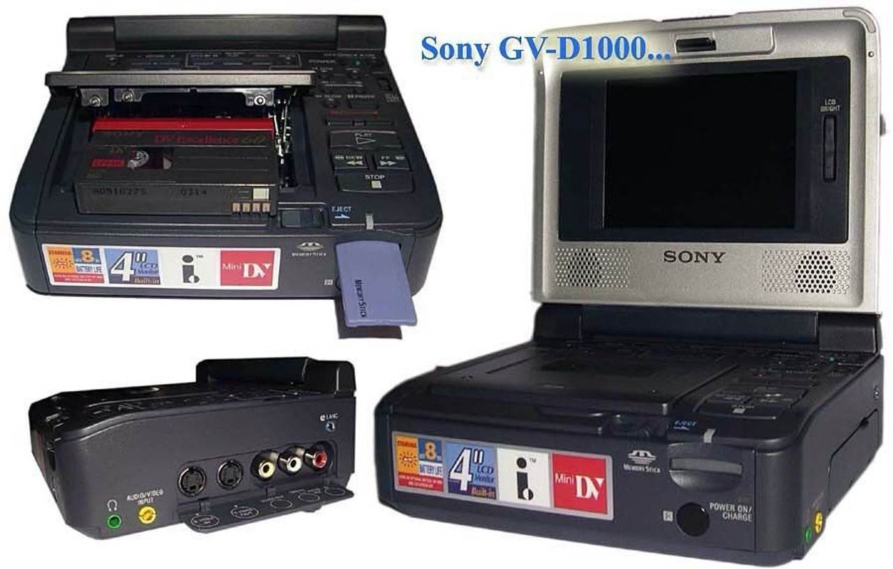 Sony GV-D1000 Portable MiniDV Video Walkman