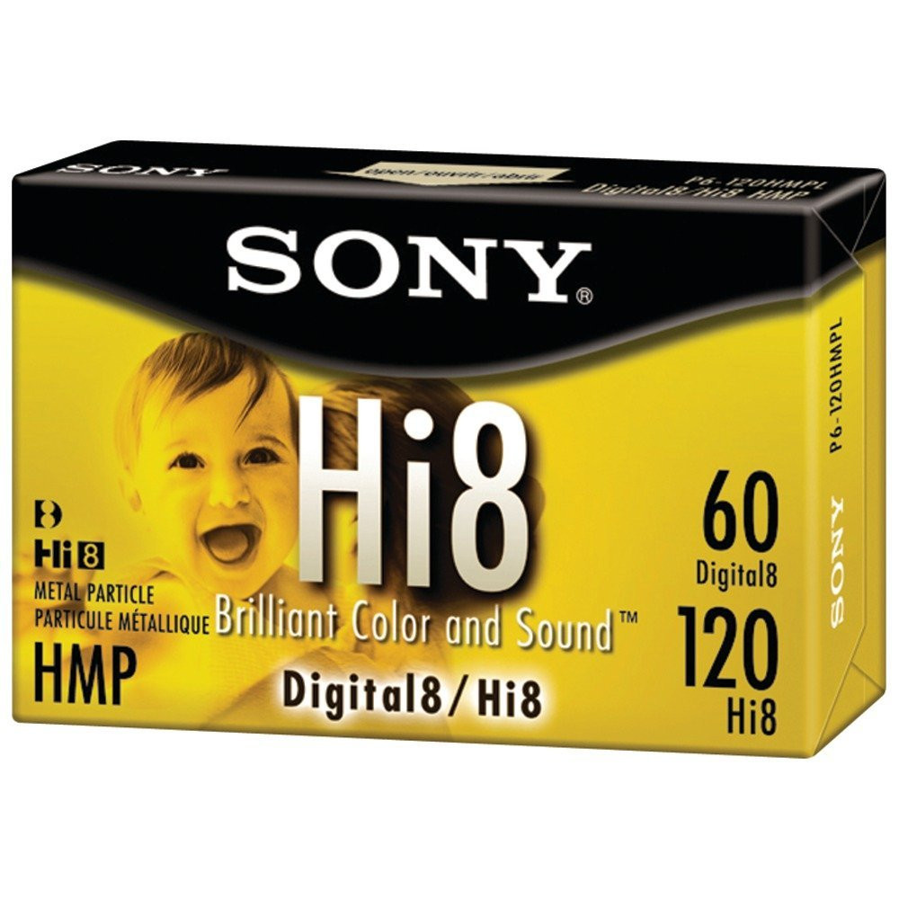 Sony 120-Minute Hi8 3-Pack Video Cassette Tapes – Premium Grade