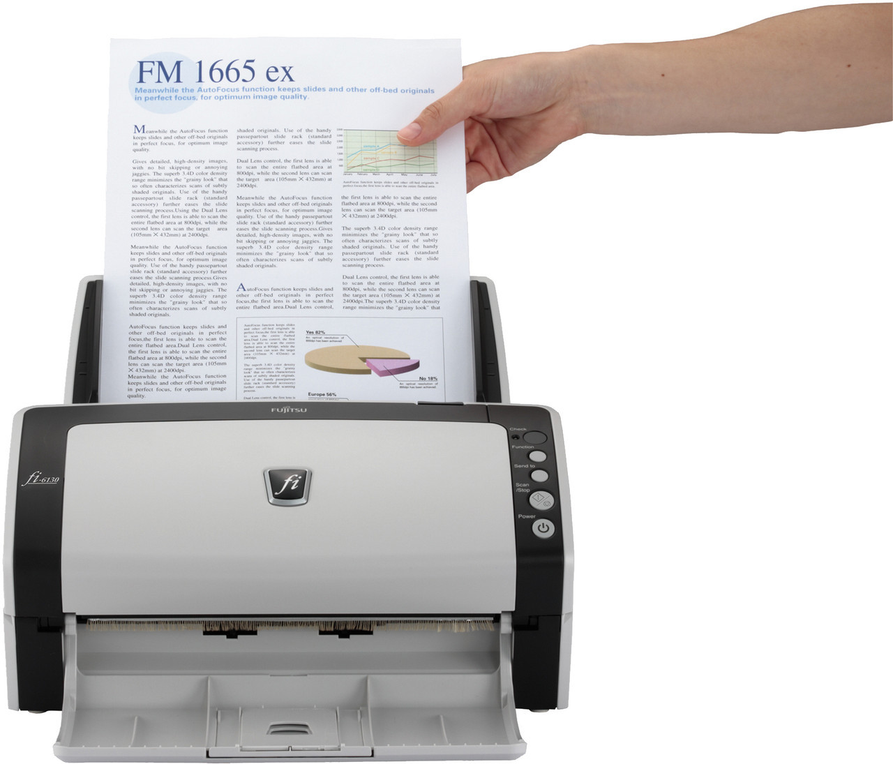 Fujitsu fi-6130Z ドキュメントスキャナー Fujitsu fi-6130Z Document Scanner