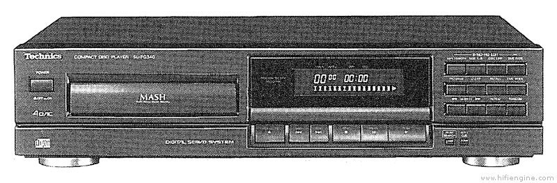Technics SL-PG340 Compact Disc Player – High-Fidelity CD Playback