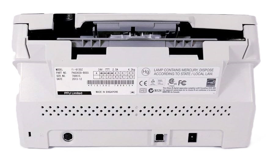 Fujitsu Fi 6130 Document Scanner - 600 dpi x 600 dpi