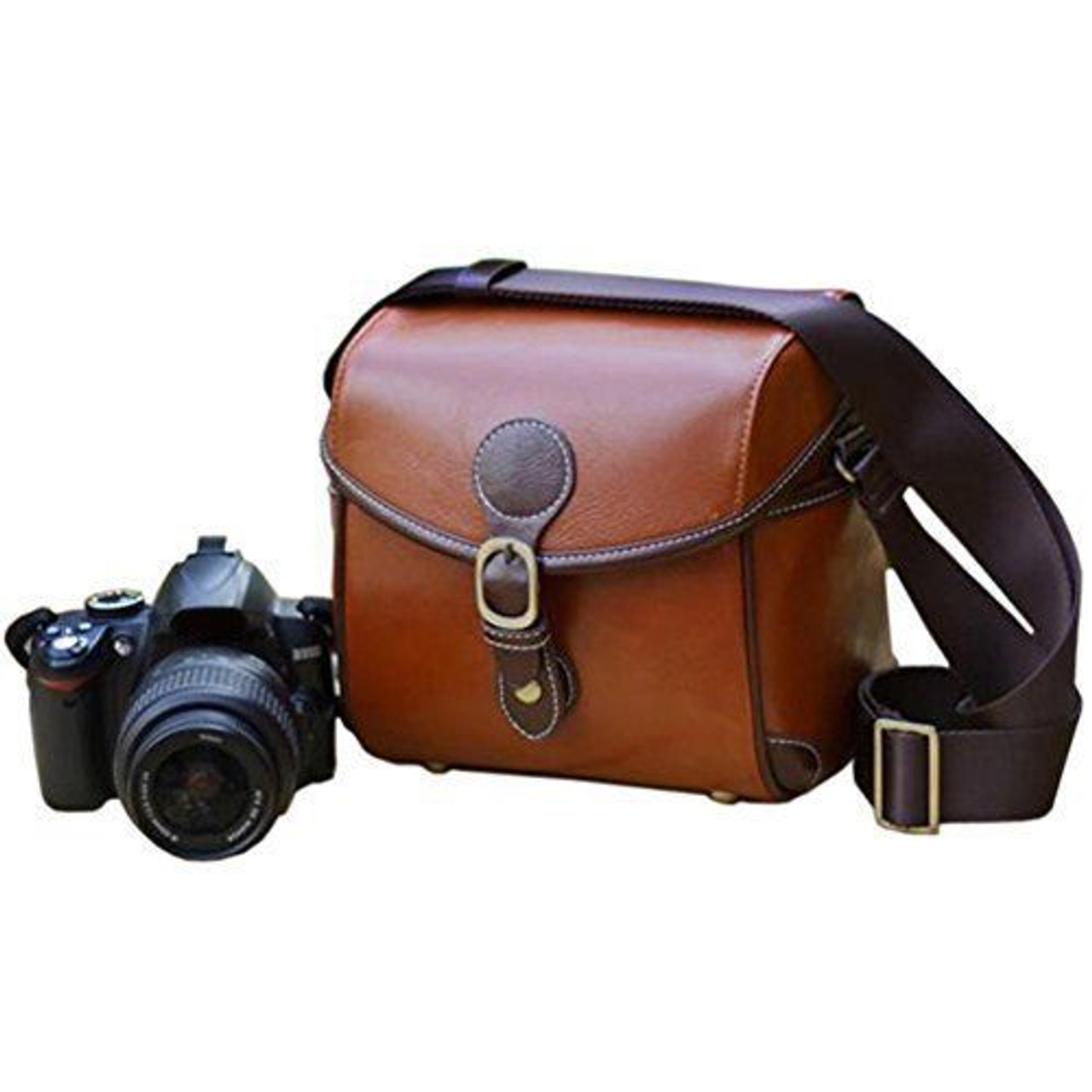 Leather Camera Case for DSLR Style Camera waterproof