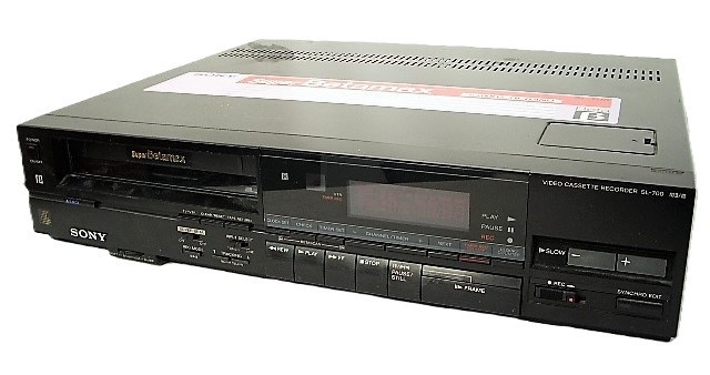 Sony Super Betamax SL-700 VCR (High-Resolution Betamax Playback
