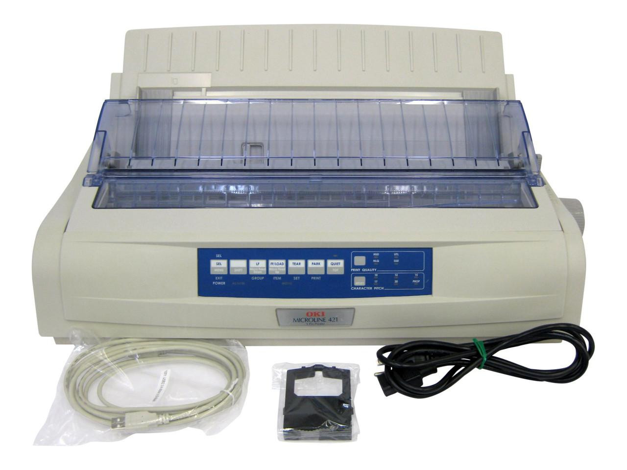 Okidata MICROLINE 421 Dot Matrix Printer – 9-Pin, Wide-Carriage