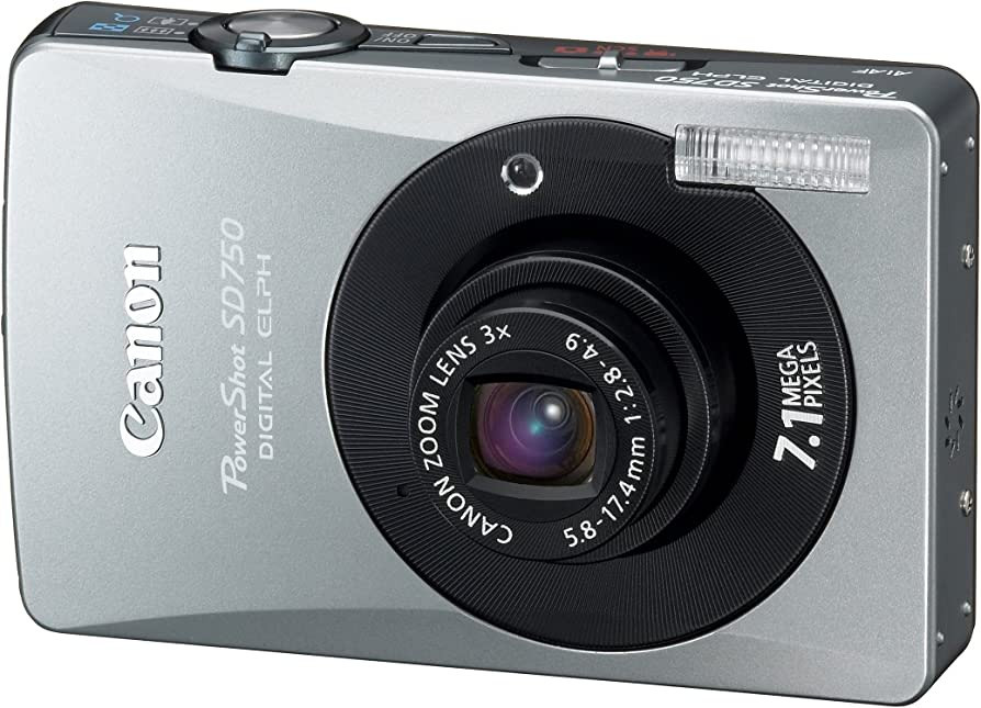 Canon PowerShot SD750 7.1MP Digital ELPH Camera – Ultra-Compact