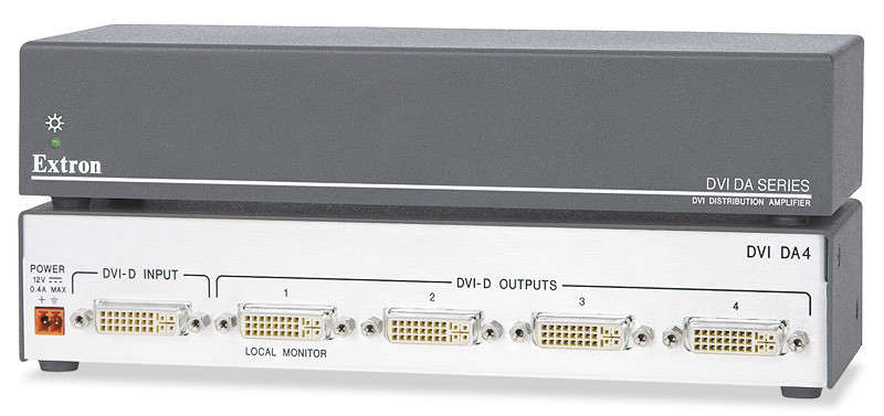 Extron DVI DA4 DVI Distribution Amplifier – 1x4 DVI Signal