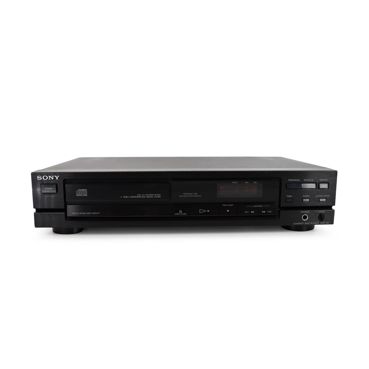 Stereo Disc Sony CDP-190 Stereo Compact Disc Player – Pure, Reliable CD Playback