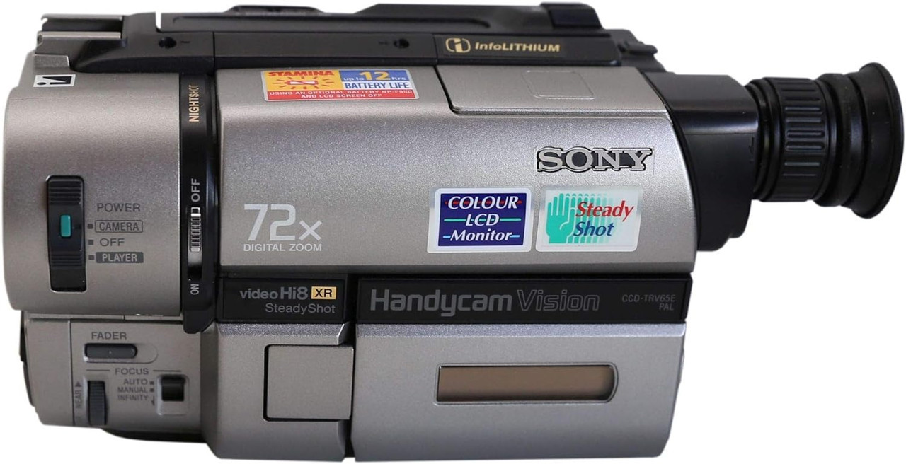 Sony CCD-TRV65 Hi8 Camcorder with 18x Optical Zoom and NightShot