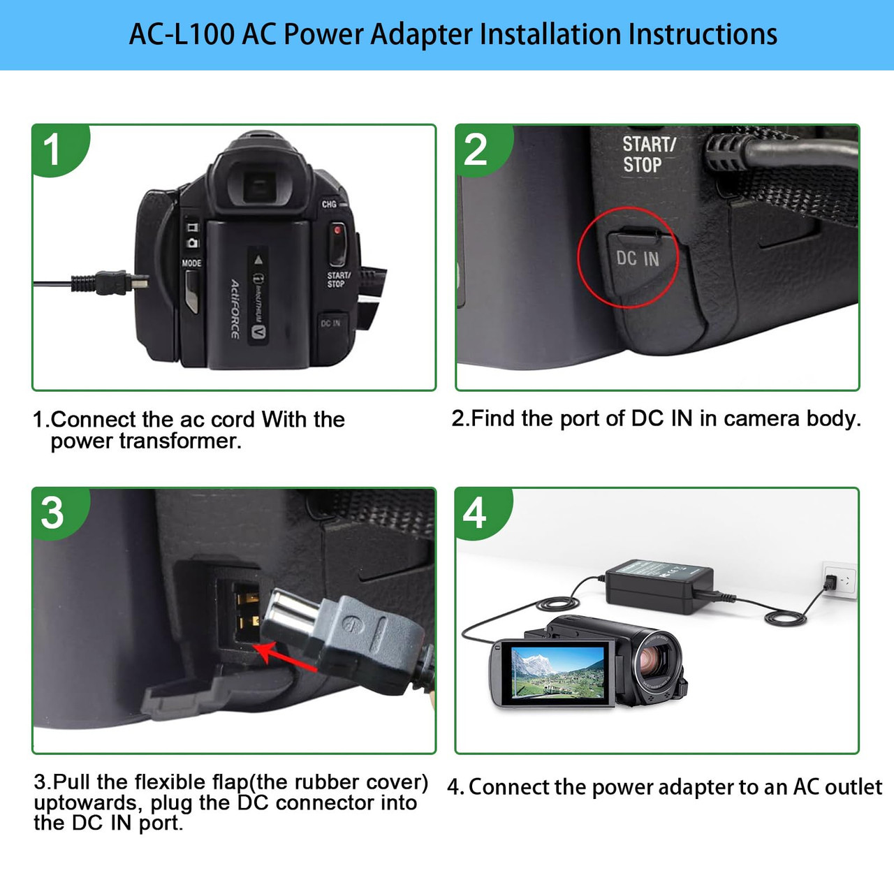 Caricabatterie Da Cradle Sony DCR-PC10 – Alimentatore Adattatore Usato, Spina USA