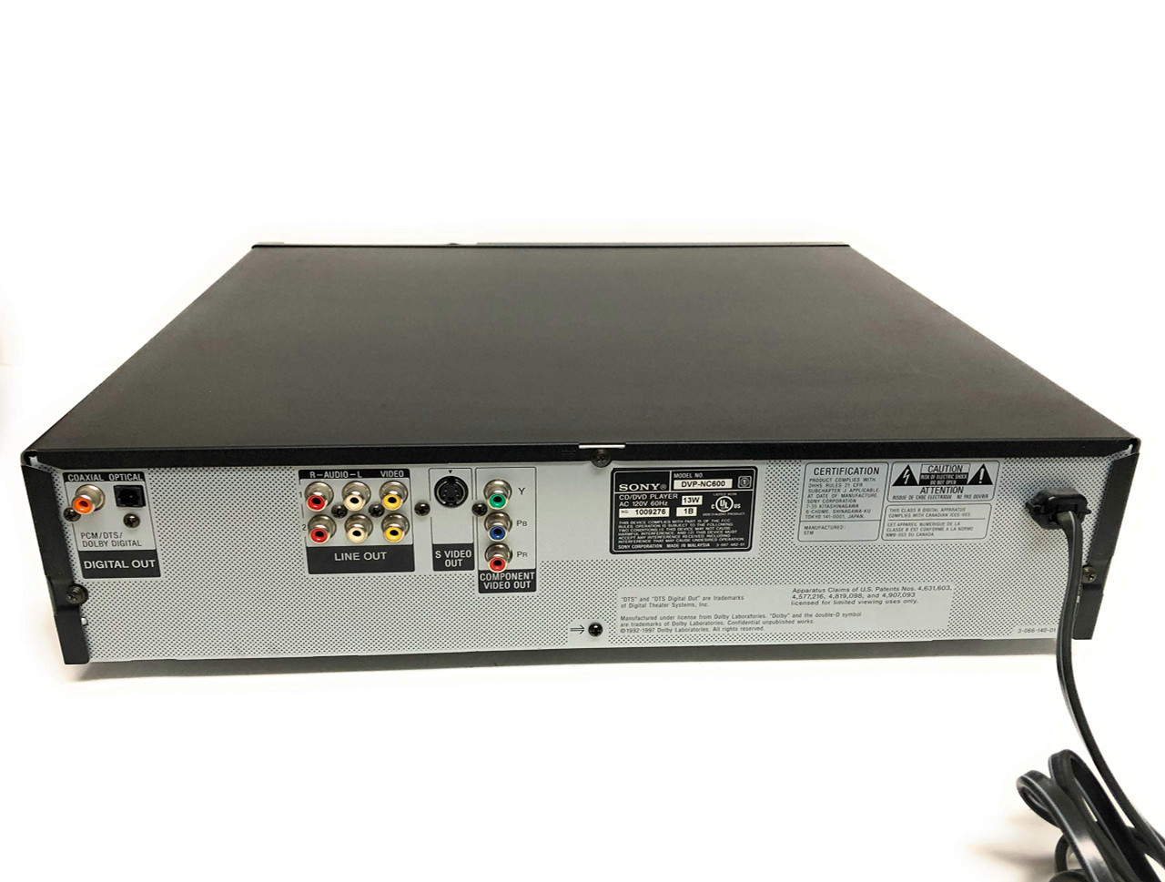 Sony DVP-NC600 5-Disc Carousel Changer