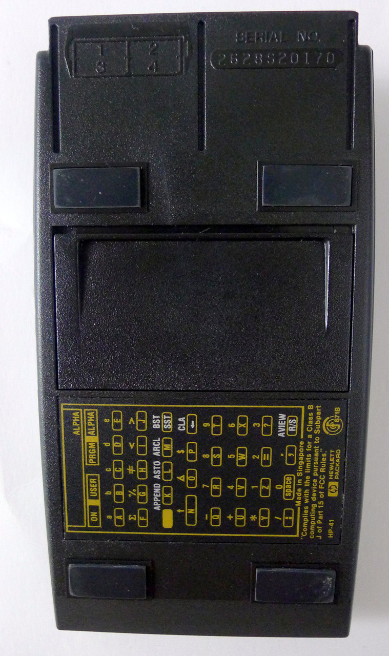 Hewlett Packard 41CX calculator