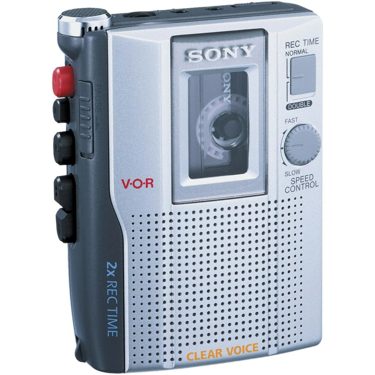 Sony TCM-200DV Standard Cassette Recorder – Voice-Activated
