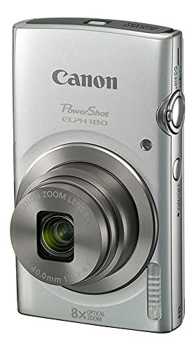 Canon PowerShot ELPH 180 Digital Camera – 20MP Compact Point-and